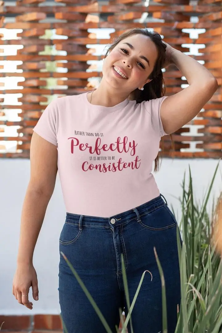 T-shirt rose 'Perfectly consistent'