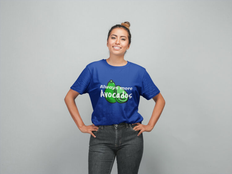 T-shirt femme 'Always more avocados'