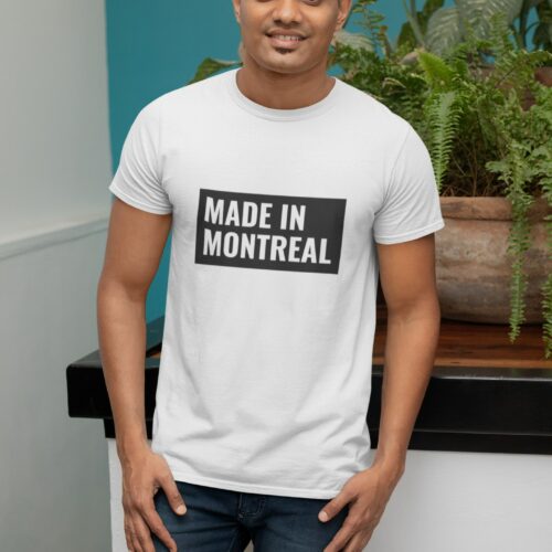 T-shirt blanc 'Made in Montreal'